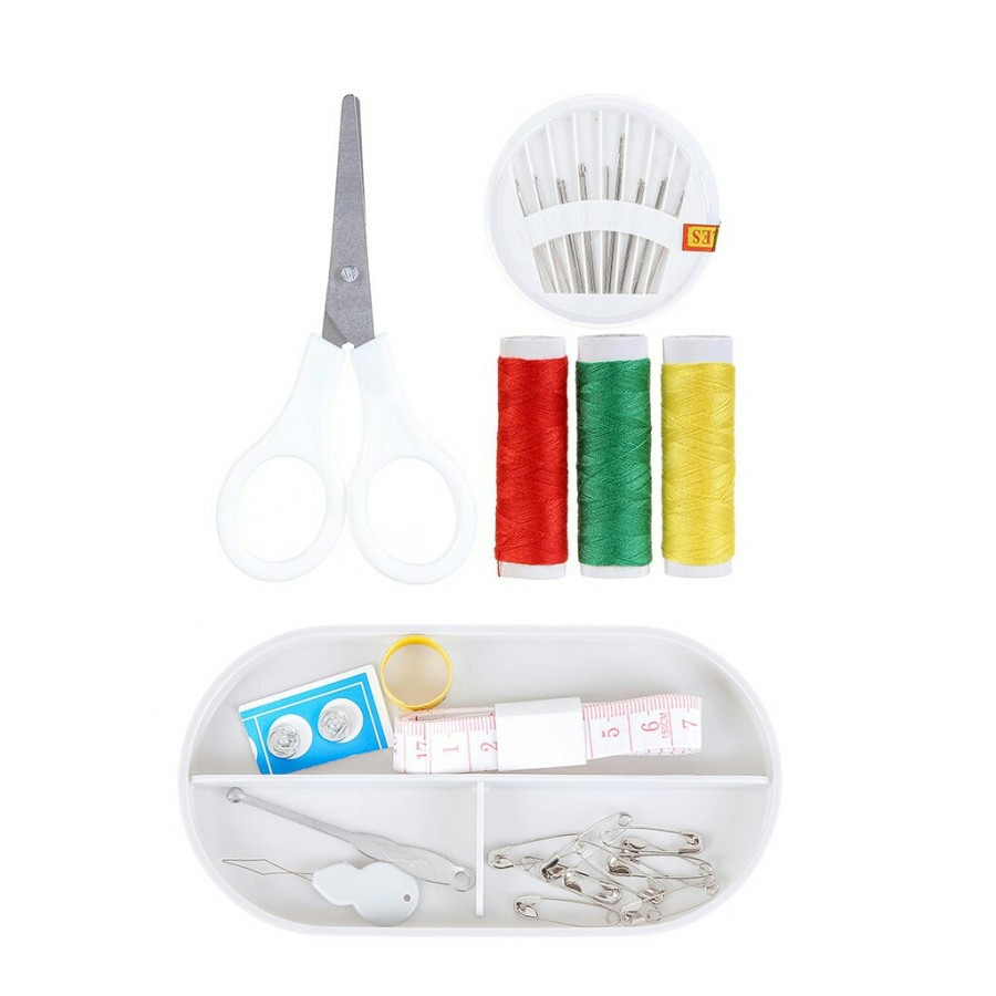 MINISO Set Alat Jahit Sewing Box Jahit 10 benang Alat Jahit Box Kotak