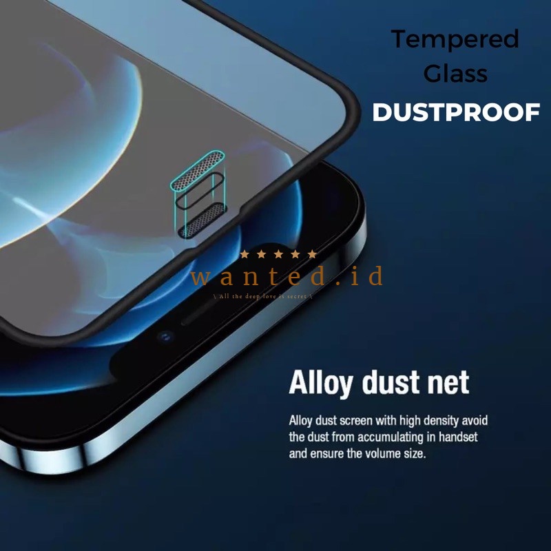 NEW ! 7 ~ 14 PRO MAX TemperedGlass Dustproof For iPhone 7 8 plus X XR XS MAX 13 11 PRO MAX 12 PRO MAX  MINI Ready