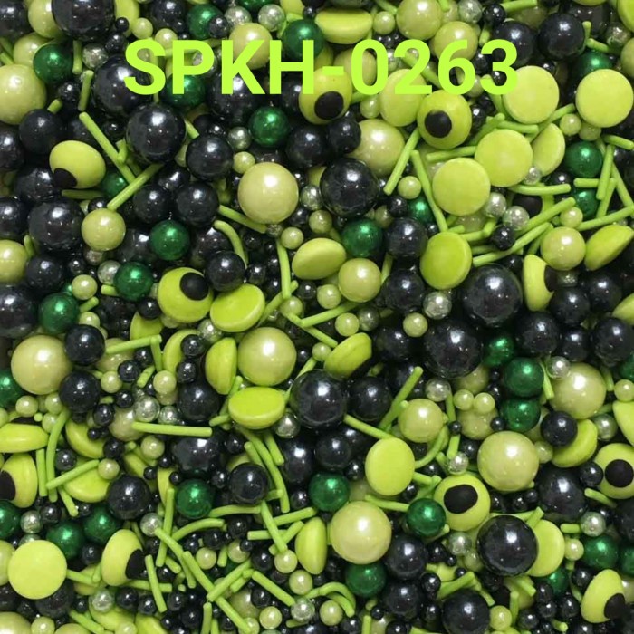 

SPKH-0263 SPRINKLES SPRINKLE SPRINGKEL 500GR MUTIARA HITAM HIJAU OBRAL DISKON