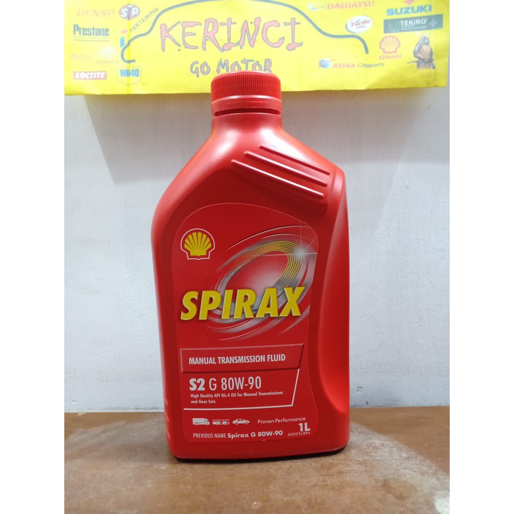 OLI SHELL SPIRAX S2 G 80W-90 1L - OLI TRANSMISI MANUAL OLI PERSNELING