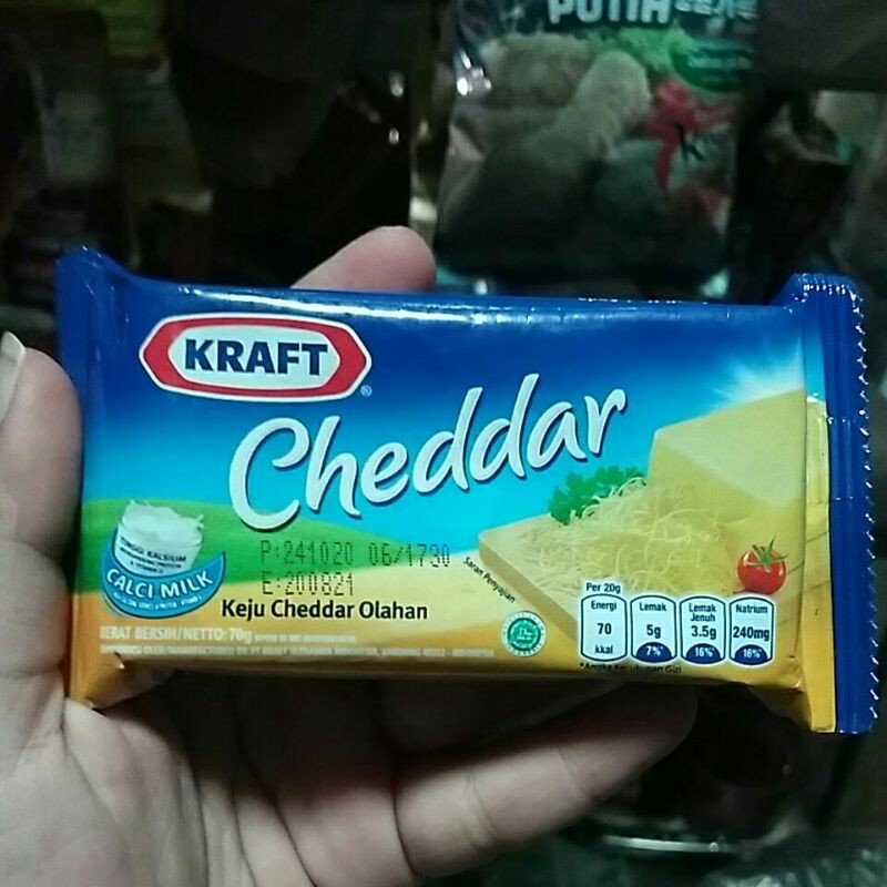 

[READY] KEJU KRAFT CHEEDAR 70gr