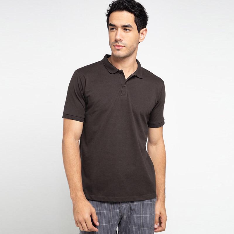 Tolliver Kaos Polo Pria - Dark Brown / Coklat Tua [S]