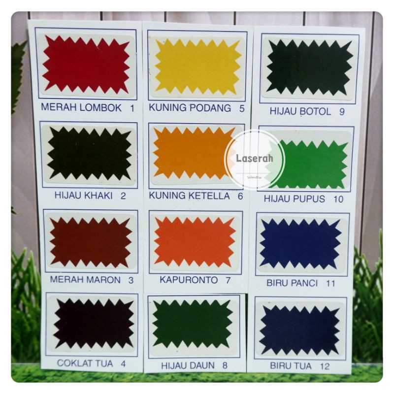 RB 10 Pcs Wantex Pewarna Pakaian Permanen Anti Luntur