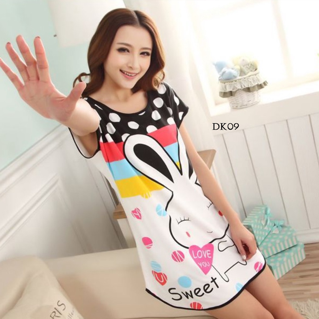 [PRODUK FAVORIT] PREMIUM BAJU TIDUR IMPORT PIYAMA KOREA DASTER KELINCI DK09