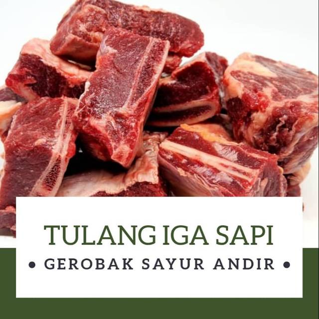 

Tulang Iga/Rib Sapi /Kg