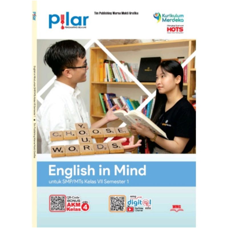 Pilar Buku English In Mind SMP/MTs Kelas 7 Semester 1
