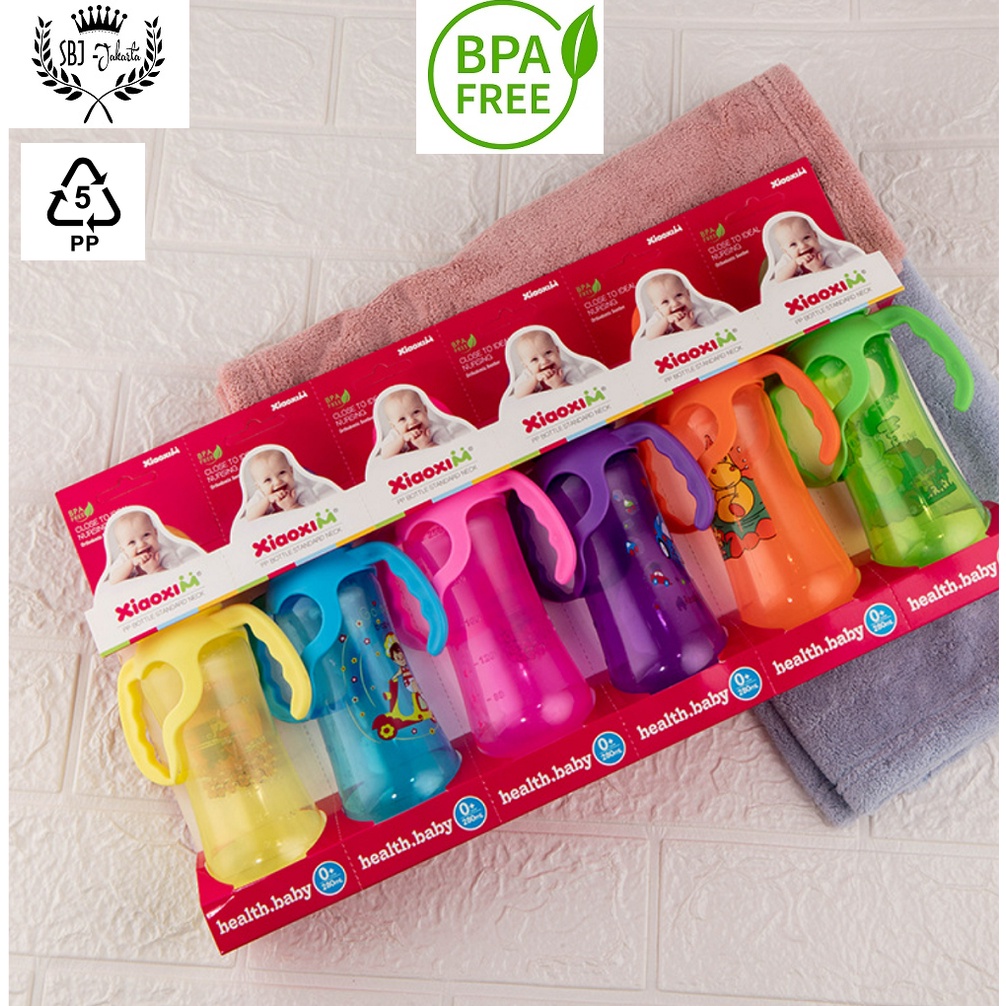 Botol Susu Dot Anak Bayi PP5 BPA free 280 ml Health Baby Colorful