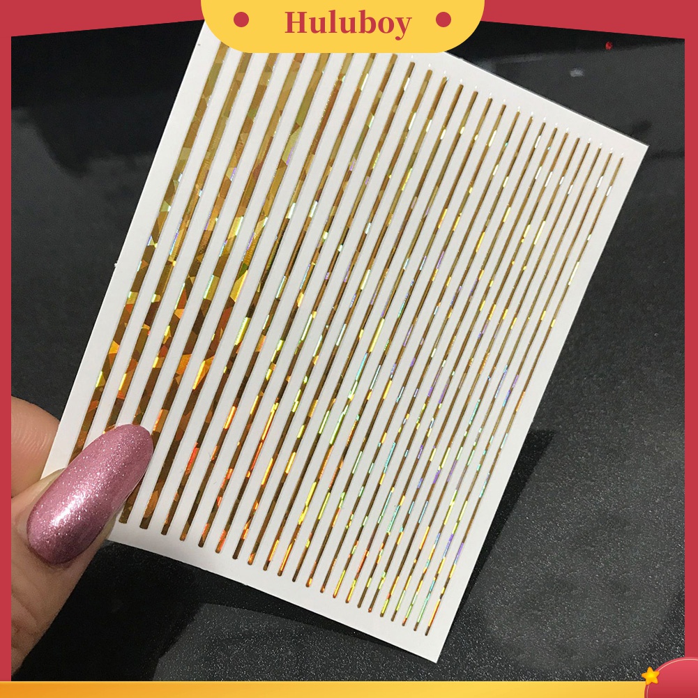 Huluboy Huluboy♡ Stiker Kuku 3D Ukuran 9x8cm Untuk Dekorasi