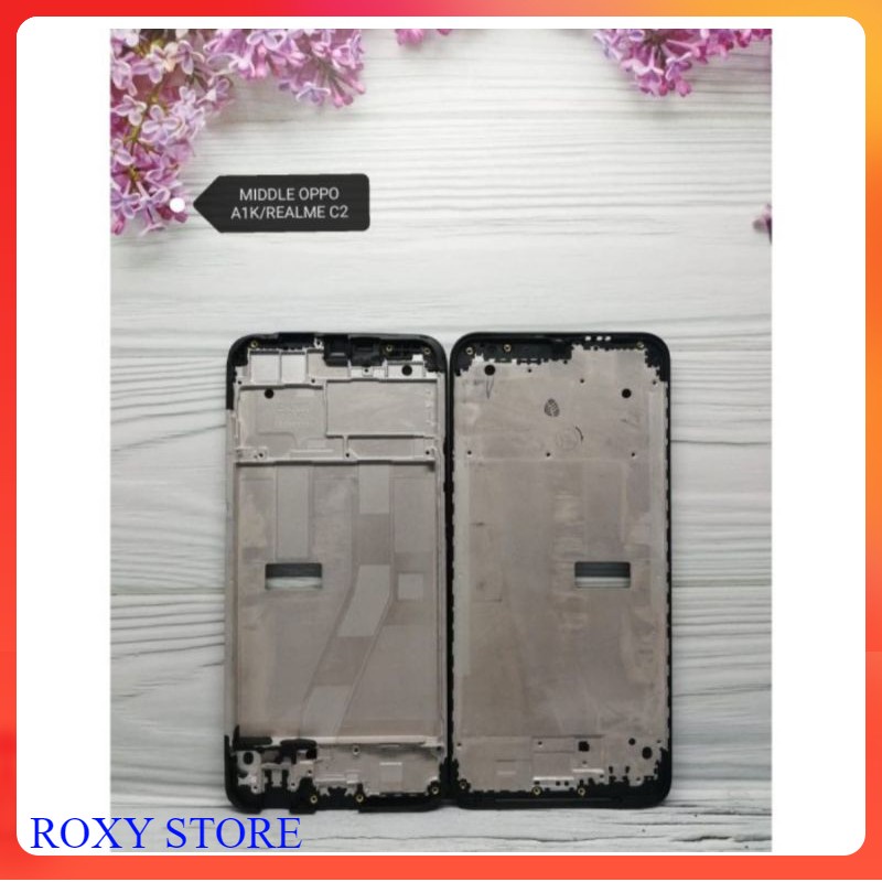 Frame Bezzel Tulang Tengah Tatakan Lcd A1K / Realme C2