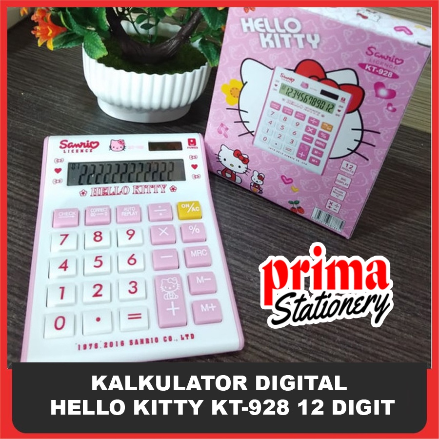 

KALKULATOR DIGITAL HELLO KITTY KT-928 12 DIGIT