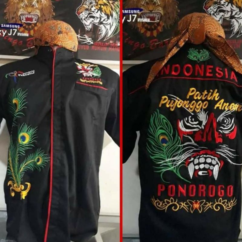 Baju reog. baju warok. baju bordir. baju Ponorogo. Hem warok. Hem reog. Hem bordir. baju murah