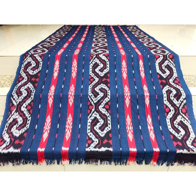 Tenun Etnik Toraja Biru AD112