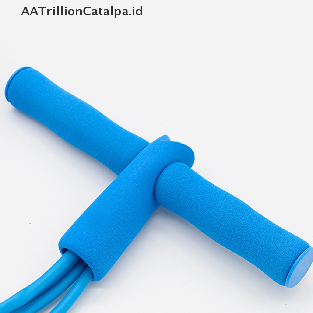 Aatrillioncatalpa Resistance Band 4 Tube Bahan Latex Untuk Latihan Sit up / Fitness