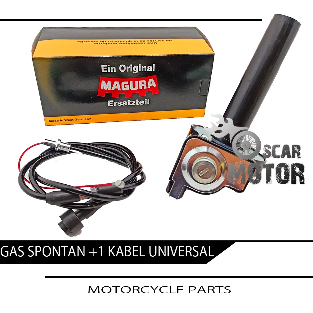 GAS SPONTAN JAPANESE MAGURA 1 KABEL AKTIF UNIVERSAL SELONGSONG KANAN P motor