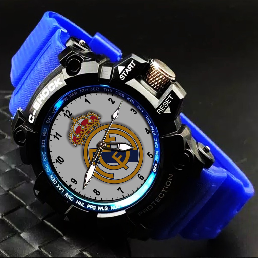 (EXCLUSIVE) JAM TANGAN REAL MADRID 1 (STRAP WARNA)