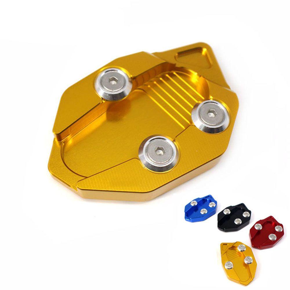 Populer Foot Extension Magnifying Pad Aksesoris Motor Side Stand Penyangga Kaki Side Kick Stand Untuk Yamaha T-MAX530 08-14