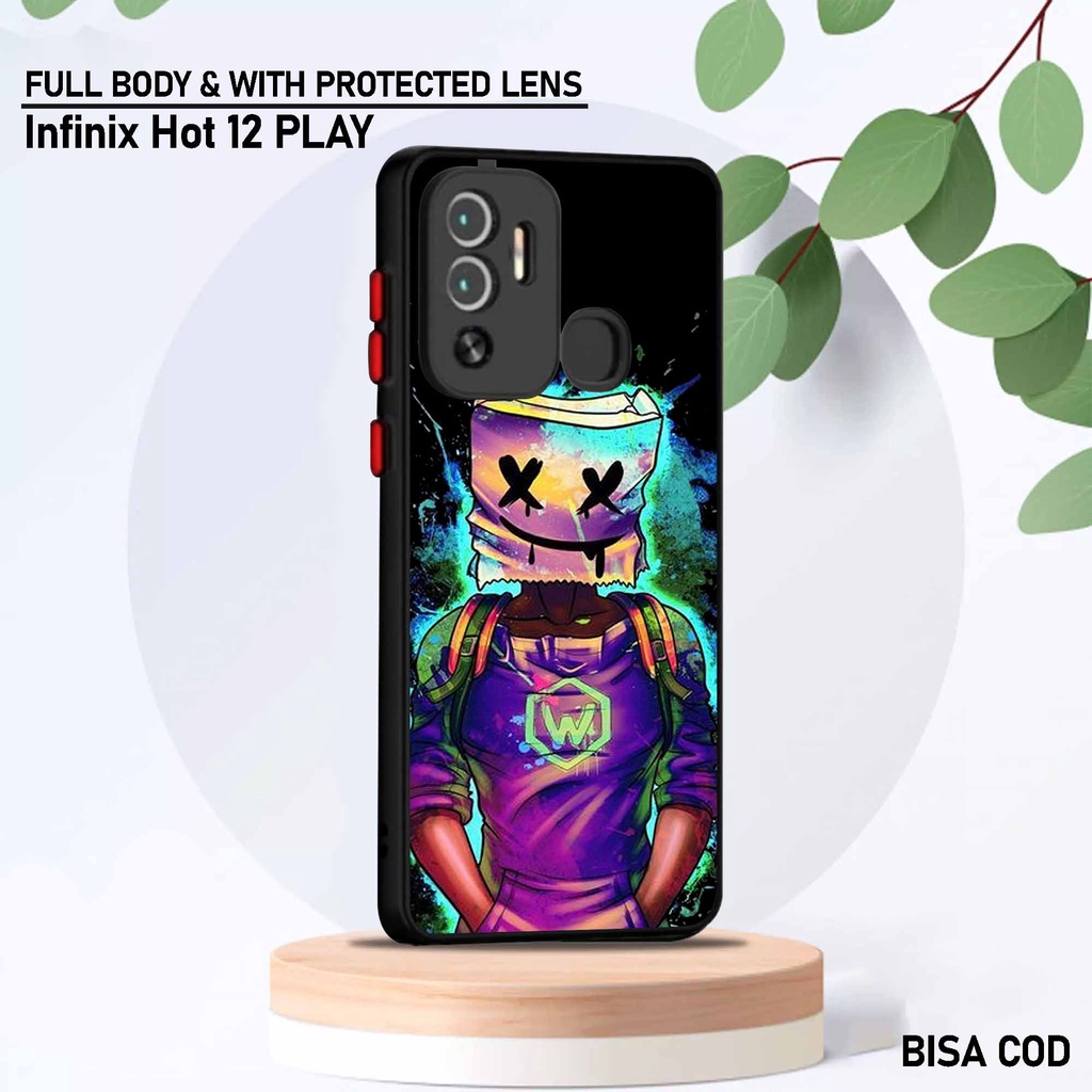 Sukses Case INFINIX HOT 12 PLAY - Softcase Dove Infinix Hot 12 Play - Silikon Hp Infinix Hot 12 Play