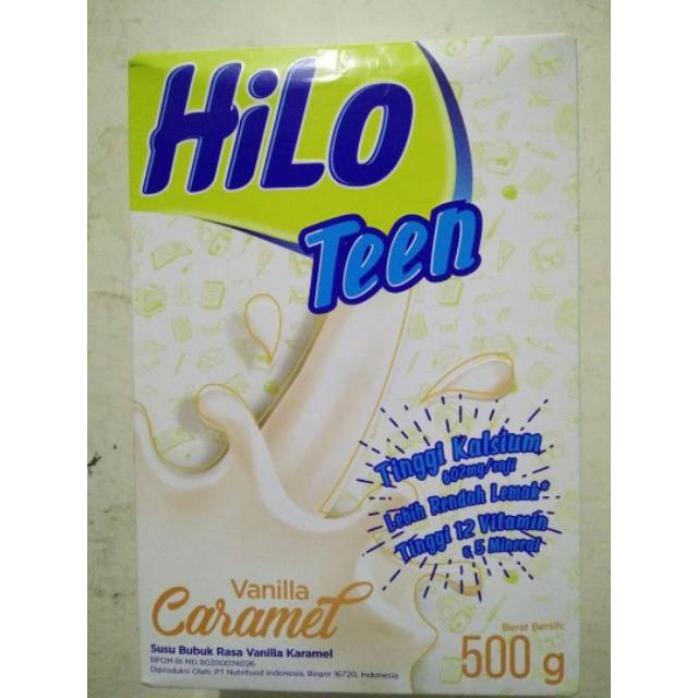 

SUSU HILO TEEN RASA VANILLA CARAMEL 500 GR