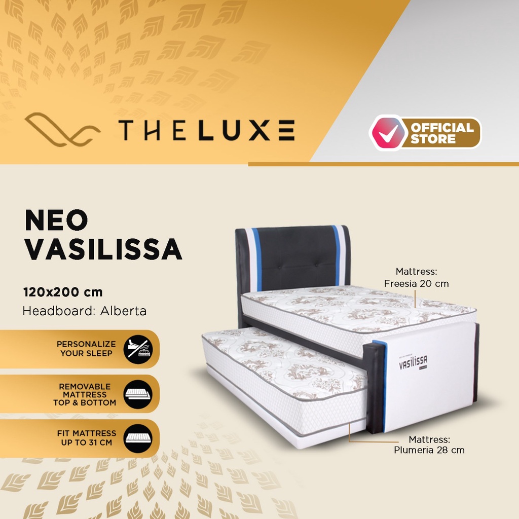 Kasur Spring Bed 2IN1 Vasilissa 100x200 Single