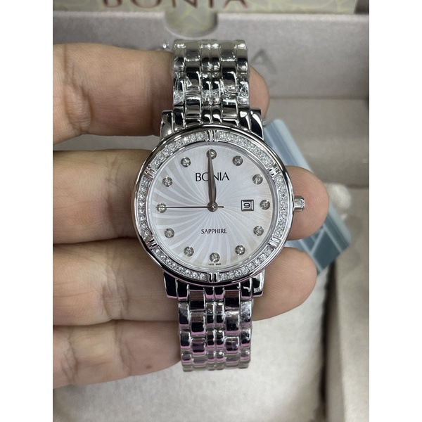 bonia b989-2317s wanita silver ring mata