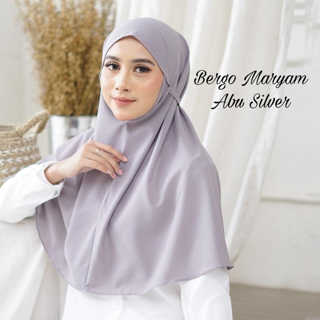 Jilbab instan bergo Maryam diamond dewasa / hijab Bergo Maryam Terlaris Termurah