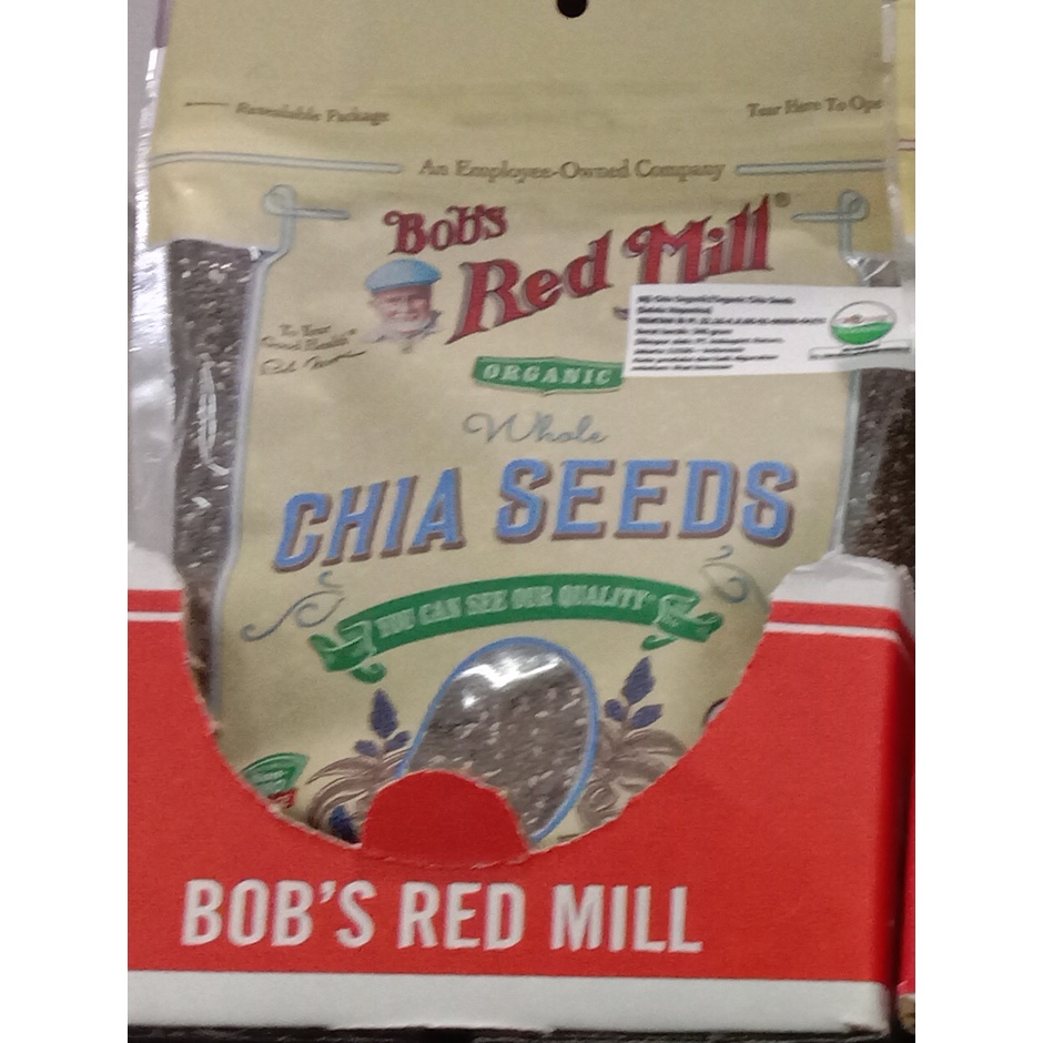 

Chea Seed Original USA Bobs Red Mill Organic Whole Chia Seeds