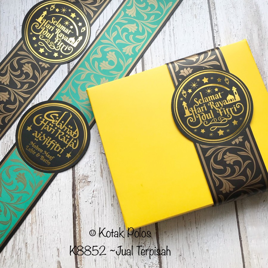 

Paper Belt Lebaran Sabuk Kertas Belt Sleeve PaperBelt Tema Idul Fitri (10pcs)
