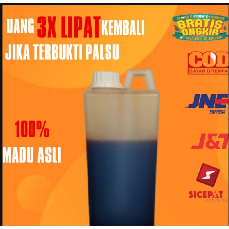 

Madu hitam asli no label 1kg murni herbal zuriat hutan kalimantan baduy odeng uray pahit murah