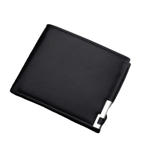 BAELLERRY ORIGINAL D1835 Dompet Pria Model Pendek Import-HITAM