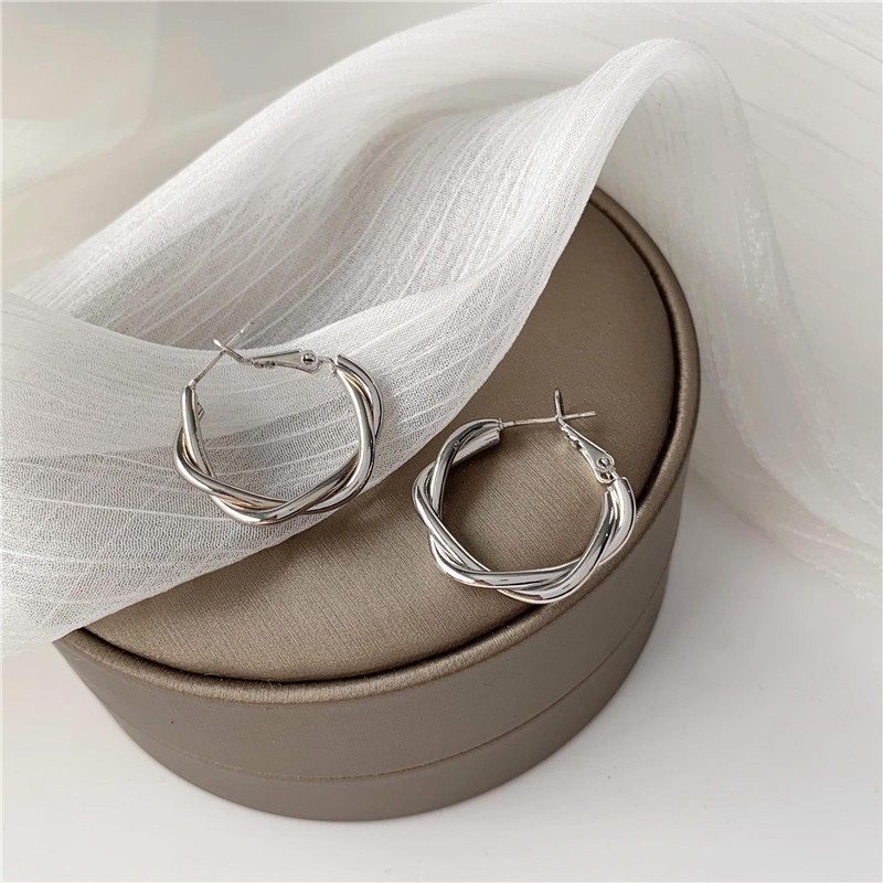 Anting Model twist Gaya retro Korea