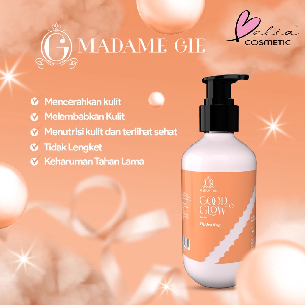 ❤ BELIA ❤ Madame Gie Good To Glow Shower Scrub | Body Wash | Lotion