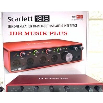 Звуковая карта focusrite scarlett 18i8 3rd gen