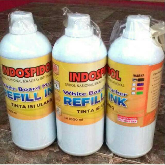 

Tinta white board spidol INDOSPIDOL 1L