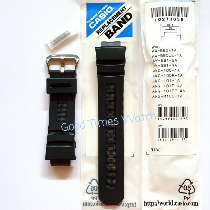 Strap G-Shock Aw-590 Aw-591 Awg-100 Awg-101 Awg-M100 Casio Original Terbaru