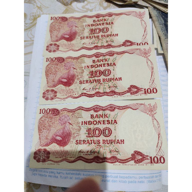 Uang Kuno 100 Rupiah 1984