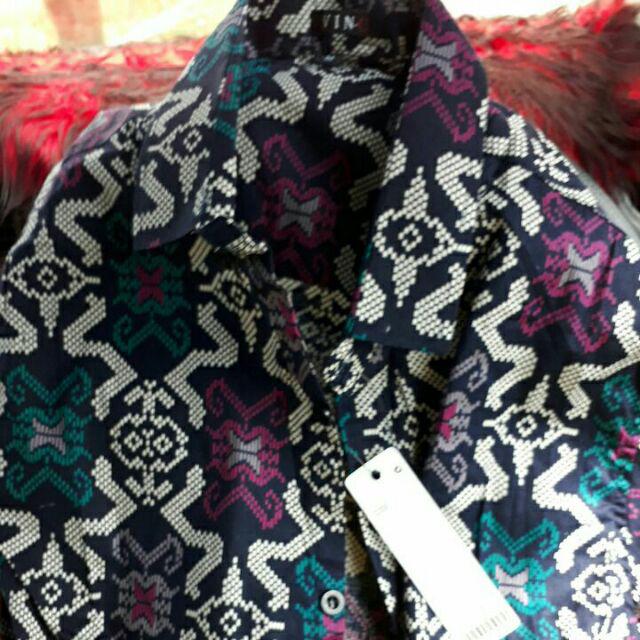 Brotherrocks Kemeja Batik Pria Torpedo Hitam