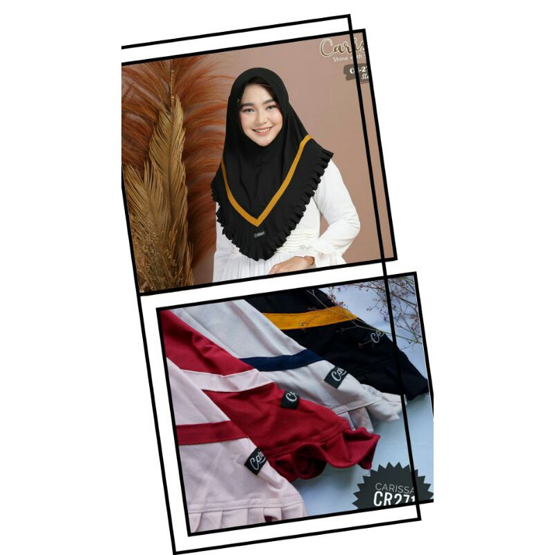 CARISSA HIJAB CR 271 / HIJAB CARISSA MURAH / HIJAB INSTAN MURAH