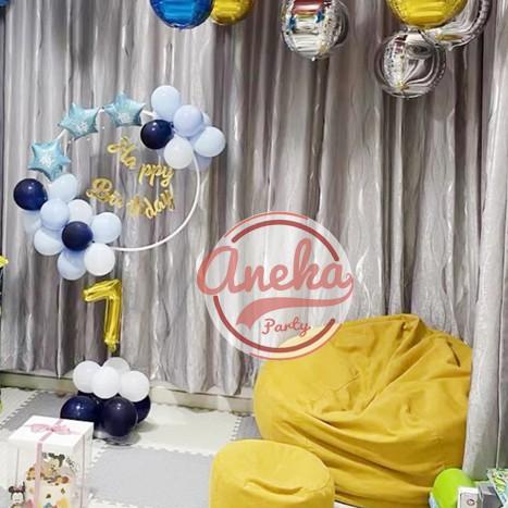 Tiang Dekorasi Balon Bulat melingkar / Standing Base Balon Holder Ring bulat / standing dekorasi