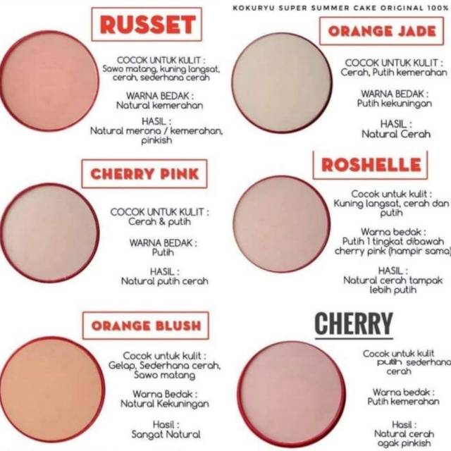 Bedak Arab Kokuryu Original 100%