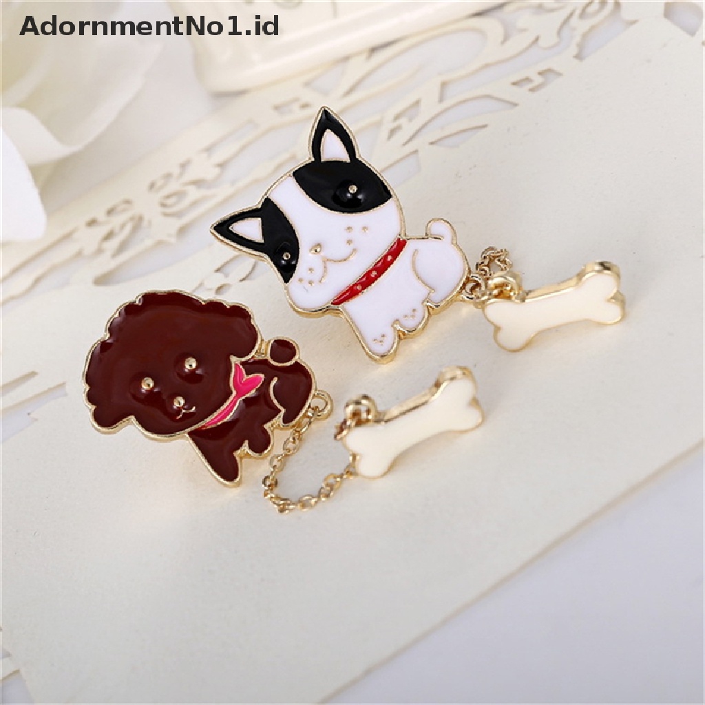 (AdornmentNo1) Bros / Pin Bentuk Anjing Hot Dog Lucu Untuk Wanita Bros Bentuk Anjing Lucu Untuk Wanita Boneka Anjing Lucu