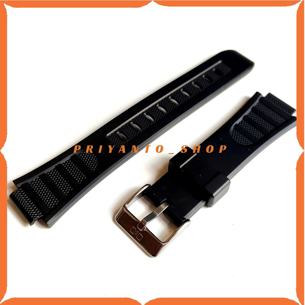 Strap Tali Jam Tangan QQ Q&amp;Q GW-36 QnQ GW36 QQ GW 36 ORIGINAL Rubber Rubber watch