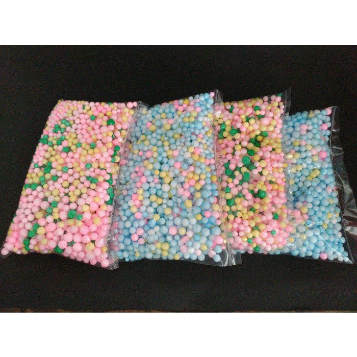 Gabus Foam Bola Bola Warna Warni Hiasan Kemasan Mika Souvenir