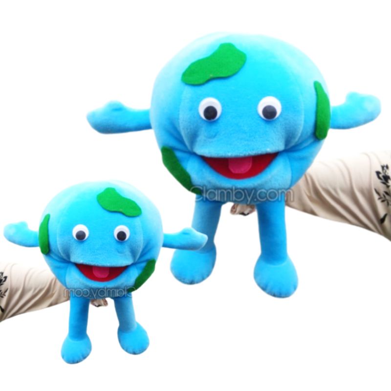 Boneka Tangan Muppet Bumi Globe Puppet Planet Dunia Boneka Dongeng Mainan Edukasi