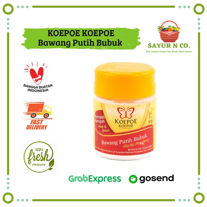 

KOEPOE KOEPOE Bawang Putih Bubuk 64gr | Sayur N Co Bekasi