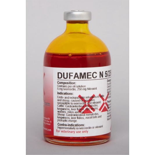 Dufamec N 5/250 inj  Kemasan 100 ml