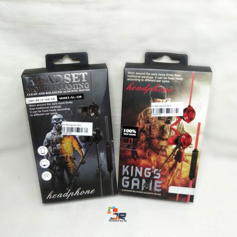 HEADSET MOBILE GAMING XG-120  HEADSET GAMING DUAL MICROPHONE