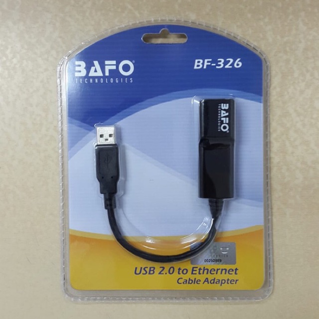 BAFO BF-326 USB TO ETHERNET / LAN 10/100