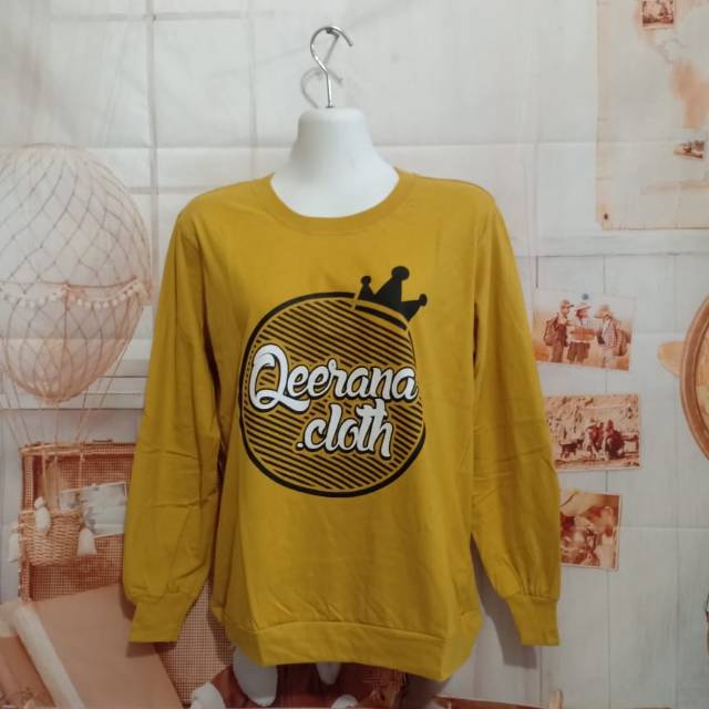 terlariis sweater Qeerana cloth bahan katun combed