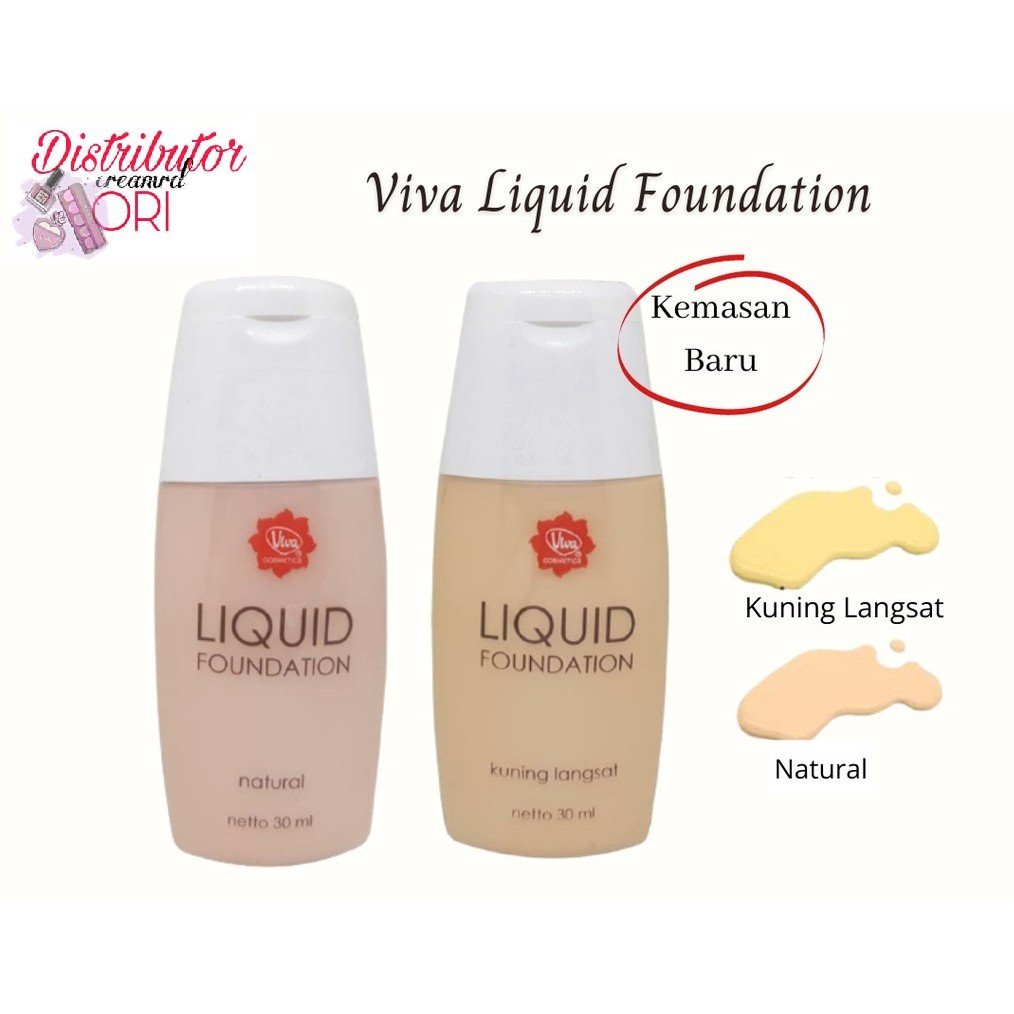 VIVA Liquid Foundation 30mL Original Indonesia