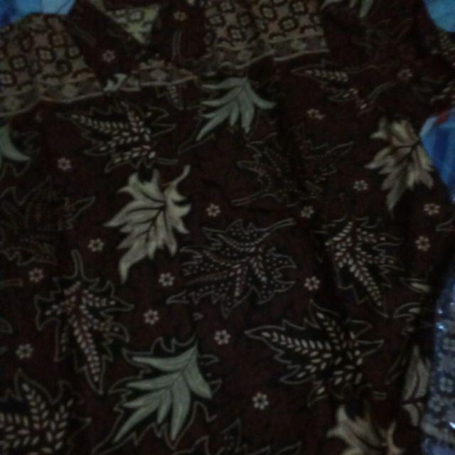 Kemeja Batik Lengan Panjang /jumbo / Seragam Kantor / Kondangan/ Baju Pria Dewasa /  Formal / Kasual